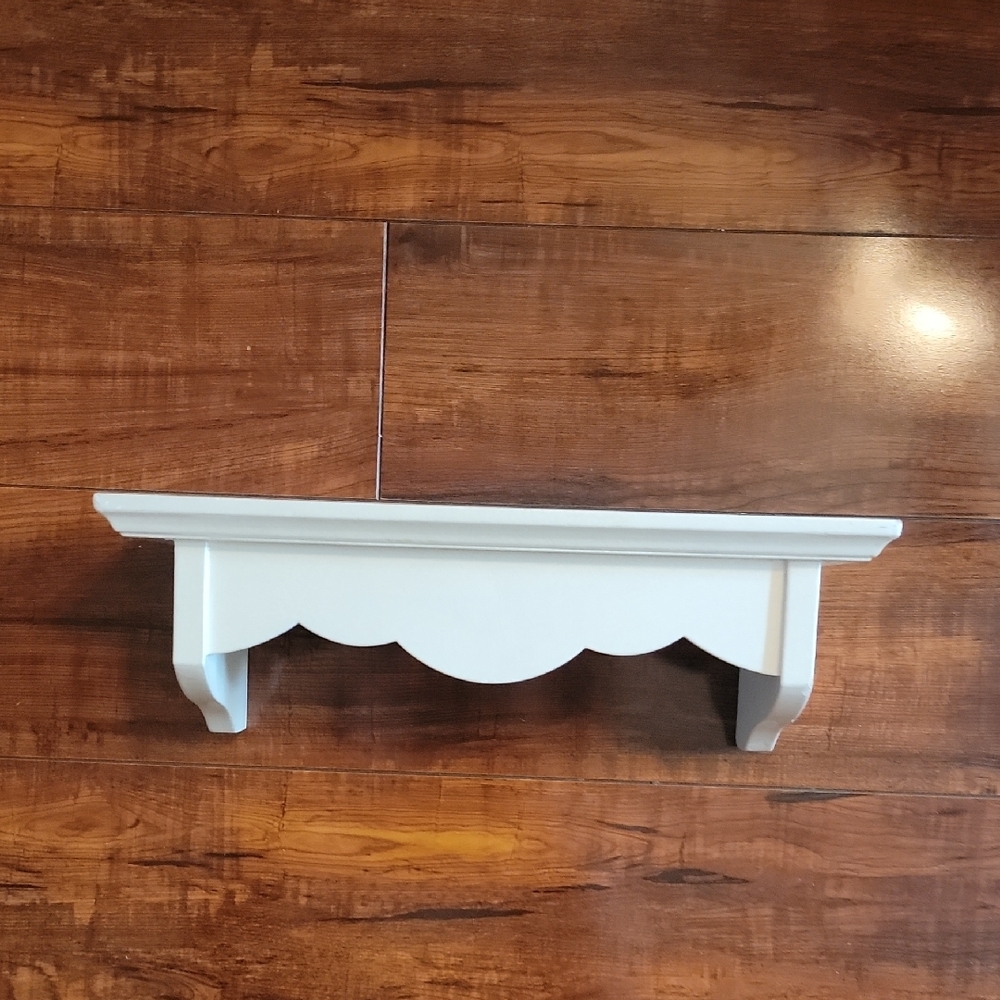 Elegant White Wall Shelf